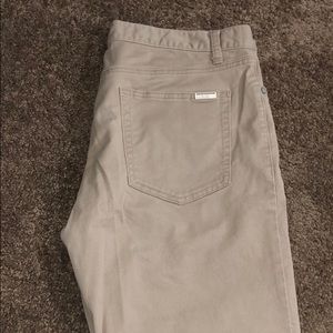 Men’s tan jeans